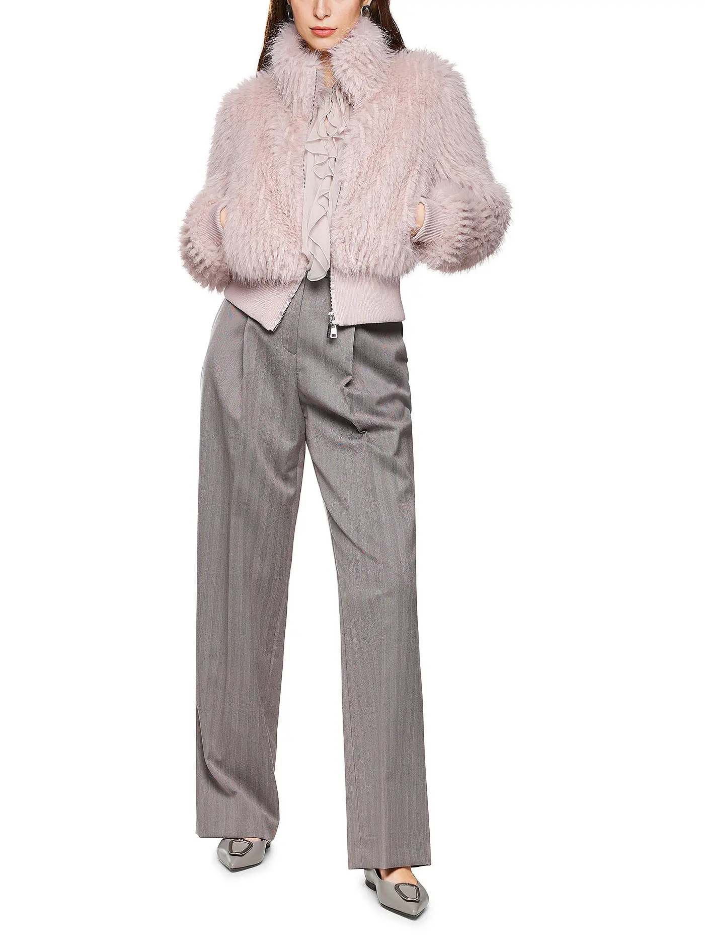 MARC CAIN | Jacke in Felloptik | 